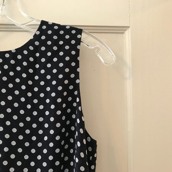 Ann Taylor | Polka Dot Fringe Top - Picture 3 of 9